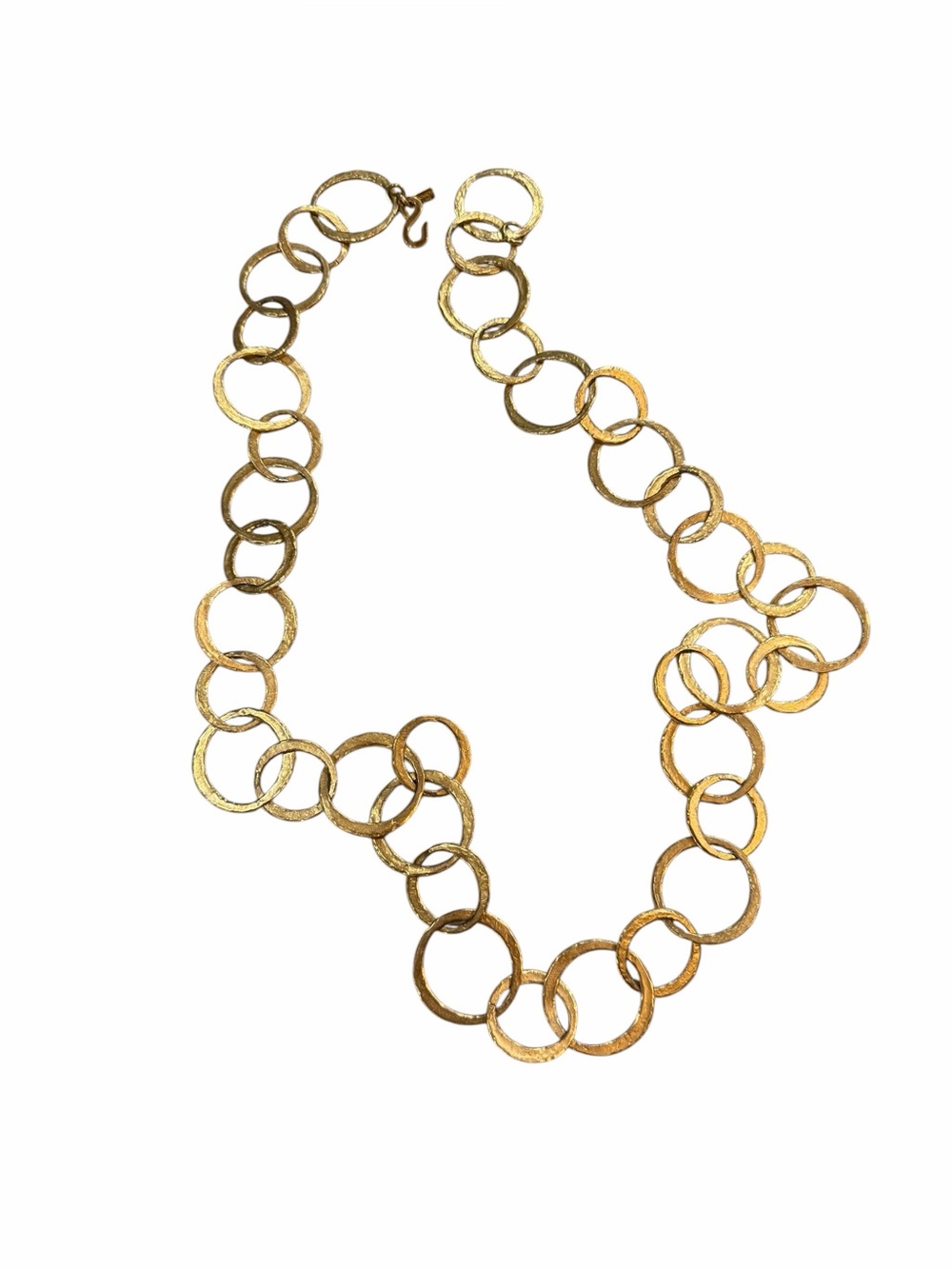 Kenneth Jay Lane Gold Open Circle Necklace